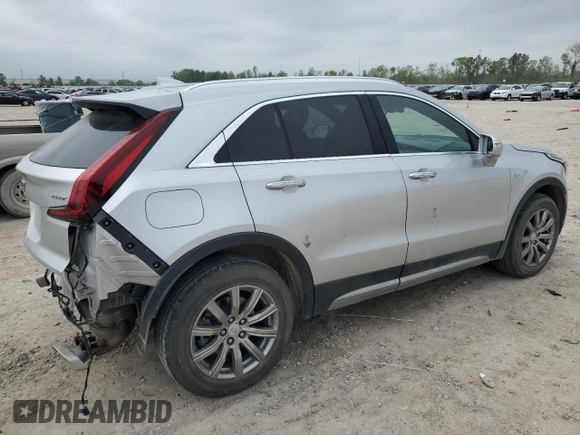 2021 Cadillac XT4 FWD Premium Luxury with VIN 1GYFZCR41MF002411, listed as a Copart auction lot 49746855 with 81,938 mi miles and Salvage title. Bid and sale history available at DreamBid. Image 3.