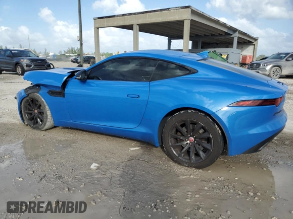 2018 Jaguar F-Type with VIN SAJDD1EV1JCK49554, listed as a Copart auction lot 78908314 with 77,069 mi miles and Salvage Title. Bid and sale history available at DreamBid. Image 2.