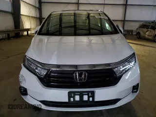 2023 Honda Odyssey EX-L with VIN 5FNRL6H69PB010354, listed as a Copart auction lot 80187954 with 12,638 mi miles and Salvage Title. Bid and sale history available at carsss.com. Image 5.