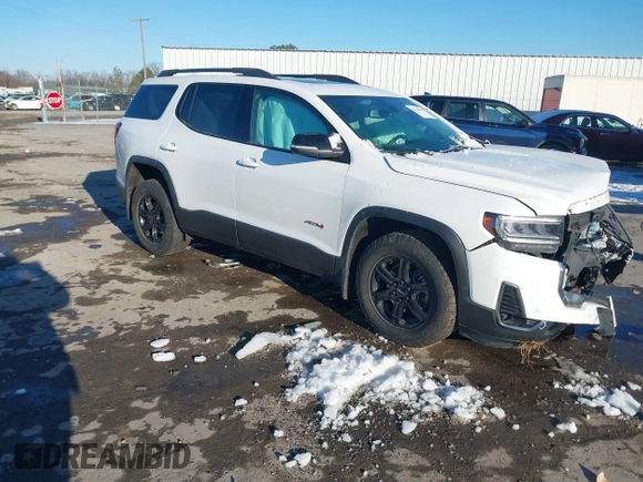 2021 GMC Acadia AT4 with VIN 1GKKNLLS5MZ124120, listed as a IAAI auction lot 41260497 with 50,672 mi miles and . Bid and sale history available at DreamBid. Image 1.