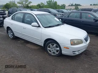 2005 Hyundai Elantra GLS with VIN KMHDN46DX5U154585, listed as a IAAI auction lot 42692407 with 114,593 mi miles and . Bid and sale history available at DreamBid. Image 1.