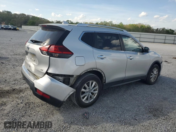 2017 Nissan Rogue SV with VIN JN8AT2MT9HW143313, listed as a Copart auction lot 52010935 with 92,200 mi miles and Salvage Title. Bid and sale history available at carsss.com. Image 3.