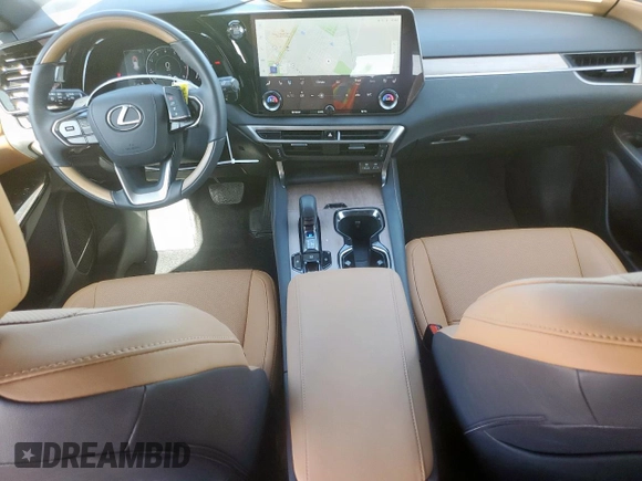 2024 Lexus RX 350 with VIN 2T2BAMBA9RC045973, listed as a Copart auction lot 59936185 with 9,352 mi miles and Salvage title. Bid and sale history available at DreamBid. Image 8.