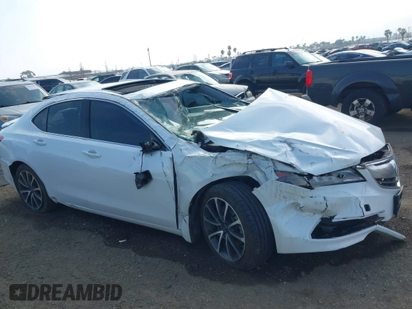 2016 Acura TLX Technology with VIN 19UUB2F52GA003305, listed as a IAAI auction lot 41861442 with 44,709 mi miles and . Bid and sale history available at DreamBid. Image 12.