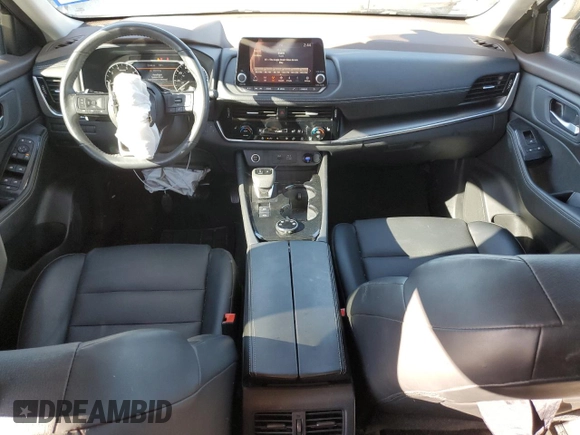 2022 Nissan Rogue SV with VIN 5N1BT3BB3NC724489, listed as a Copart auction lot 42654825 with 37,575 mi miles and Salvage Title. Bid and sale history available at DreamBid. Image 8.