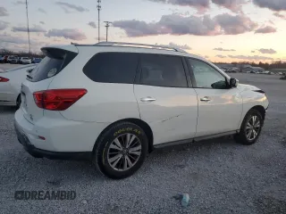 2017 Nissan Pathfinder SV z VIN 5N1DR2MN2HC674116, wystawiony jako Copart lot #47123475 z przebiegiem 133 928 mil mil oraz Szkoda całkowita • Salvage title. Historia ofert i sprzedaży dostępna na DreamBid. Obrazek 3.