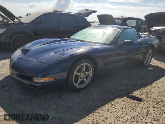 2000 Chevrolet Corvette with VIN 1G1YY22G6Y5114612, listed as a Copart auction lot 75160364 with 43,856 mi miles and Salvage Title. Bid and sale history available at carsss.com. Image 1.