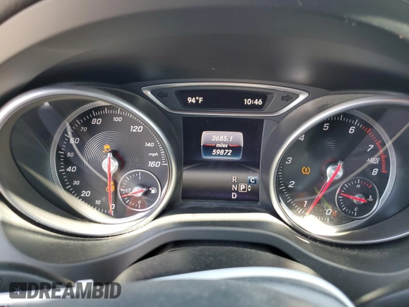2018 Mercedes-Benz CLA 250 with VIN WDDSJ4EB7JN635038, listed as a Copart auction lot 61143393 with 59,872 mi miles and . Bid and sale history available at DreamBid. Image 9.