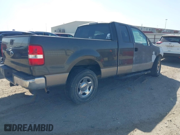 2005 Ford F-150 XLT with VIN 1FTPX12585NA67903, listed as a IAAI auction lot 41856821 with 174,847 mi miles. Bid and sale history available at carsss.com. Image 4.
