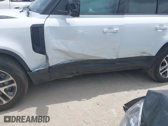 2023 Land Rover Defender SE with VIN SALEPEEU2P2197884, listed as a IAAI auction lot 42097877 with 15,492 mi miles and . Bid and sale history available at DreamBid. Image 6.