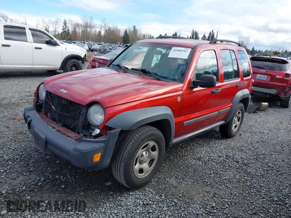 2007 Jeep Liberty Sport with VIN 1J4GL48K27W685218, listed as a IAAI auction lot 41808307 with 147,911 mi miles. Bid and sale history available at carsss.com. Image 2.