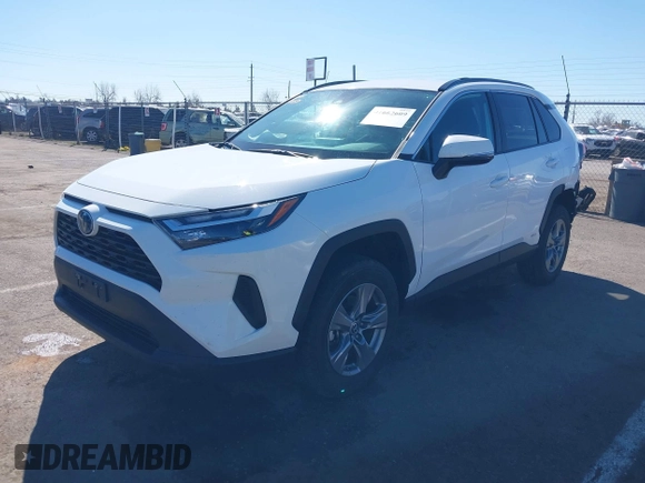 2023 Toyota RAV4 Hybrid LE with VIN 4T3MWRFV8PU097560, listed as a IAAI auction lot 41662609 with 21,004 mi miles. Bid and sale history available at carsss.com. Image 2.