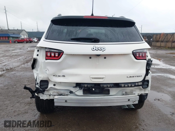2020 Jeep Compass Limited with VIN 3C4NJDCB3LT120356, listed as a IAAI auction lot 41786779 with 32,396 mi miles and . Bid and sale history available at DreamBid. Image 16.