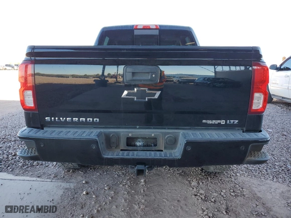 2017 Chevrolet Silverado 1500 LTZ with VIN 3GCUKSEC9HG452028, listed as a Copart auction lot 47485985 with 142,107 mi miles and Salvage Title. Bid and sale history available at carsss.com. Image 6.