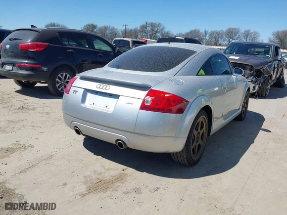 2001 Audi TT with VIN TRUWT28N011008288, listed as a IAAI auction lot 41758230 with 108,521 mi miles. Bid and sale history available at carsss.com. Image 4.