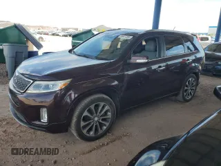 2014 Kia Sorento SX z VIN 5XYKW4A7XEG435703, wystawiony jako Copart lot #55637285 z przebiegiem 162 133 mil mil oraz Szkoda całkowita • Salvage title. Historia ofert i sprzedaży dostępna na DreamBid. Obrazek 1.