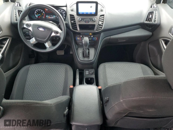 2022 Ford Transit Connect XLT with VIN NM0GS9F28N1514084, listed as a Copart auction lot 62392655 with 43,395 mi miles and Salvage title. Bid and sale history available at DreamBid. Image 8.