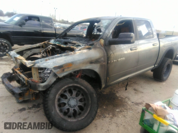 2012 Ram 1500 Sport with VIN 1C6RD7MT5CS209162, listed as a IAAI auction lot 35744978 with Not provided miles and . Bid and sale history available at DreamBid. Image 2.
