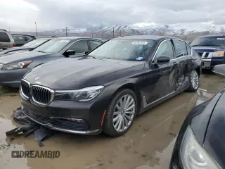 2017 BMW 7 Series 740i xDrive with VIN WBA7E4C3XHGV23345, listed as a Copart auction lot 40793704 with 71,046 mi miles. Bid and sale history available at carsss.com. Image 1.