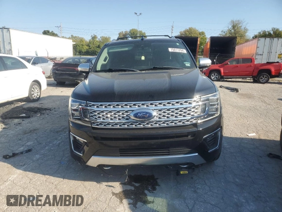2018 Ford Expedition Max Platinum with VIN 1FMJK1MT1JEA44386, listed as a Copart auction lot 75011294 with 77,778 mi miles and Salvage title. Bid and sale history available at DreamBid. Image 5.