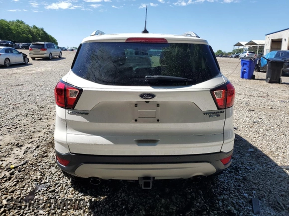 2019 Ford Escape Titanium with VIN 1FMCU9J97KUA21390, listed as a Copart auction lot 57640175 with 51,254 mi miles and Salvage title. Bid and sale history available at DreamBid. Image 6.