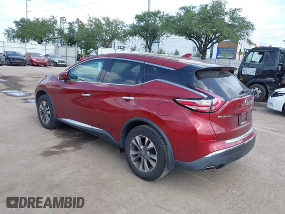 2018 Nissan Murano SV with VIN 5N1AZ2MG7JN169641, listed as a IAAI auction lot 42170490 with 64,296 mi miles and . Bid and sale history available at carsss.com. Image 3.