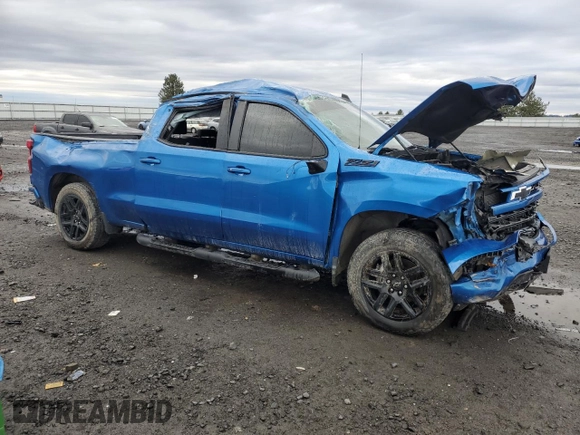 2023 Chevrolet Silverado 1500 RST with VIN 3GCUDEE82PG361480, listed as a Copart auction lot 81613954 with 19,423 mi miles and Salvage Title. Bid and sale history available at carsss.com. Image 4.