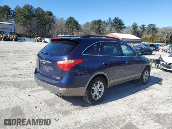 2011 Hyundai Veracruz GLS with VIN KM8NUDCC9BU158111, listed as a Copart auction lot 47646275 with 156,460 mi miles and Clean Title. Bid and sale history available at DreamBid. Image 3.