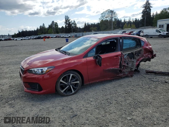 2020 Subaru Impreza Special Sports с VIN 4S3GTAM68L3722667, выставлен на аукционе Copart как лот 55676315 с пробегом 57 354 миль миль и Списание • Salvage title. История ставок и продаж доступна на DreamBid. Изображение 1.