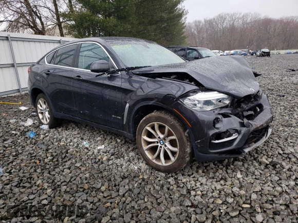 2015 BMW X6 xDrive35i with VIN 5UXKU2C50F0N76663, listed as a Copart auction lot 44454163 with 122,531 mi miles. Bid and sale history available at carsss.com. Image 4.