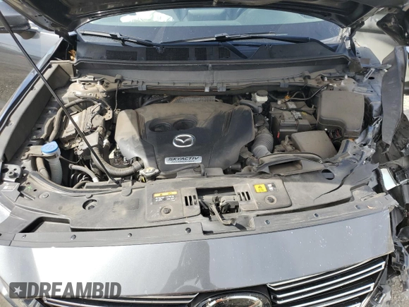 2019 Mazda CX-9 Touring with VIN JM3TCBCY0K0309947, listed as a Copart auction lot 56897815 with 87,517 mi miles and Salvage title. Bid and sale history available at DreamBid. Image 12.