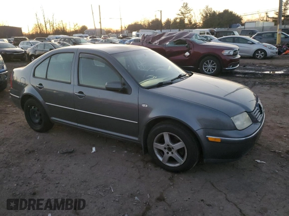 2004 Volkswagen Jetta GL with VIN 3VWRK69M74M002287, listed as a Copart auction lot 46682325 with 104,970 mi miles and Salvage title. Bid and sale history available at DreamBid. Image 4.