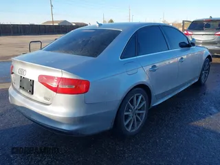 2015 Audi A4 Premium with VIN WAUBFAFL0FN005545, listed as a IAAI auction lot 41441399 with 112,478 mi miles. Bid and sale history available at carsss.com. Image 4.