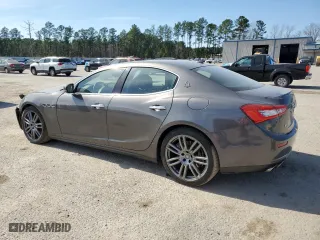 2017 Maserati Ghibli S with VIN ZAM57RSA7H1205182, listed as a Copart auction lot 46237335 with 74,119 mi miles and Salvage Title. Bid and sale history available at carsss.com. Image 2.