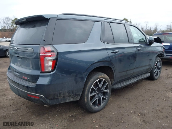 2021 Chevrolet Tahoe RST with VIN 1GNSKRKD8MR336351, listed as a IAAI auction lot 41639553 with 35,310 mi miles. Bid and sale history available at carsss.com. Image 4.