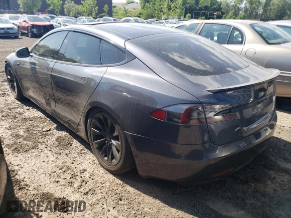 2016 Tesla Model S 90D with VIN 5YJSA1E42GF139758, listed as a Copart auction lot 63077255 with 78,235 mi miles and Salvage title. Bid and sale history available at DreamBid. Image 2.