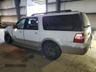2007 Ford Expedition Max Eddie Bauer with VIN 1FMFK18577LA30515, listed as a Copart auction lot 88598315 with 143,270 mi miles and Salvage Title. Bid and sale history available at DreamBid. Image 2.