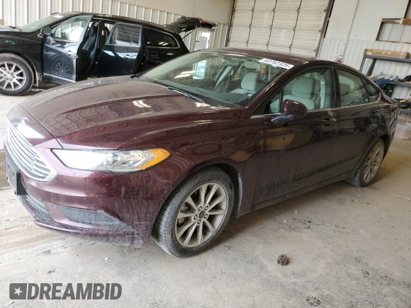 2017 Ford Fusion SE with VIN 3FA6P0H72HR157165, listed as a Copart auction lot 53752325 with 93,607 mi miles and Clean title. Bid and sale history available at DreamBid. Image 1.