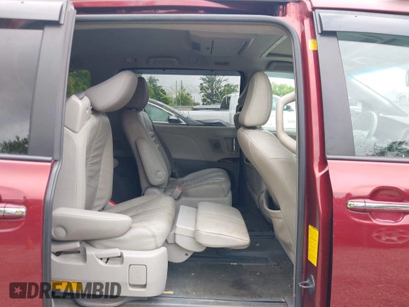 2012 Toyota Sienna XLE with VIN 5TDDK3DCXCS033249, listed as a IAAI auction lot 42324830 with 181,012 mi miles and . Bid and sale history available at DreamBid. Image 8.