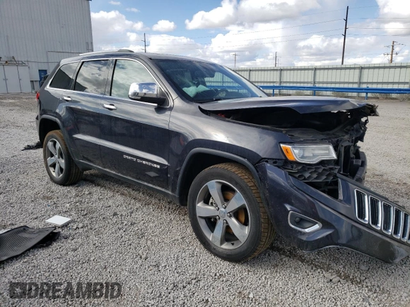 2015 Jeep Grand Cherokee Limited with VIN 1C4RJFBG6FC924659, listed as a Copart auction lot 51552015 with 99,912 mi miles and Salvage Title. Bid and sale history available at carsss.com. Image 4.