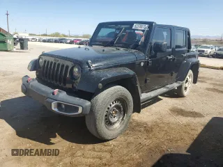 2014 Jeep Wrangler Unlimited Sahara with VIN 1C4BJWEGXEL150119, listed as a Copart auction lot 52378075 with 122,443 mi miles and Salvage Title. Bid and sale history available at carsss.com. Image 1.