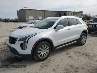 2021 Cadillac XT4 FWD Premium Luxury with VIN 1GYFZCR41MF066013, listed as a Copart auction lot 45317335 with 99,510 mi miles and Salvage Title. Bid and sale history available at carsss.com. Image 1.