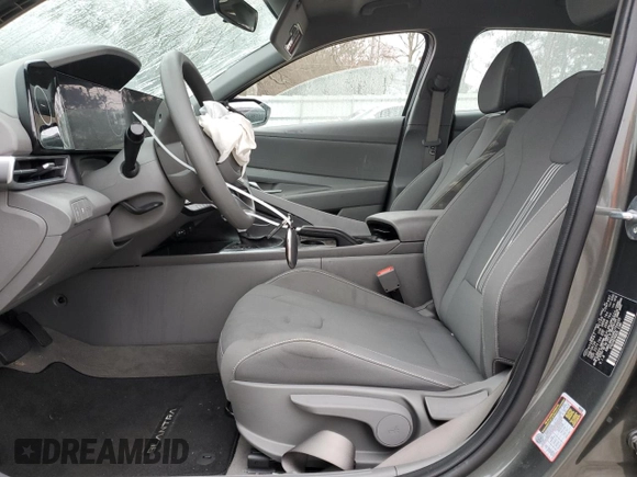 2024 Hyundai Elantra SEL with VIN KMHLM4DG9RU754435, listed as a Copart auction lot 86189314 with 5,941 mi miles and Salvage Title. Bid and sale history available at carsss.com. Image 7.
