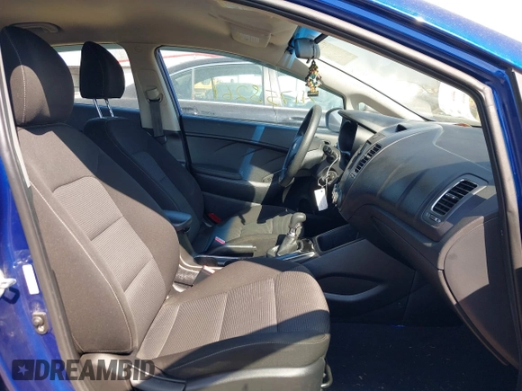 2017 Kia Forte LX with VIN 3KPFK4A71HE050397, listed as a IAAI auction lot 41758261 with 114,488 mi miles. Bid and sale history available at carsss.com. Image 5.