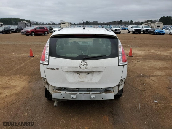 2010 Mazda Mazda5 Sport with VIN JM1CR2W30A0385156, listed as a Copart auction lot 43717875 with 156,602 mi miles and Salvage Title. Bid and sale history available at carsss.com. Image 6.
