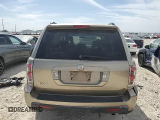 2006 Honda Pilot EX with VIN 5FNYF28406B007416, listed as a Copart auction lot 48826825 with 212,708 mi miles and Salvage Title. Bid and sale history available at DreamBid. Image 6.