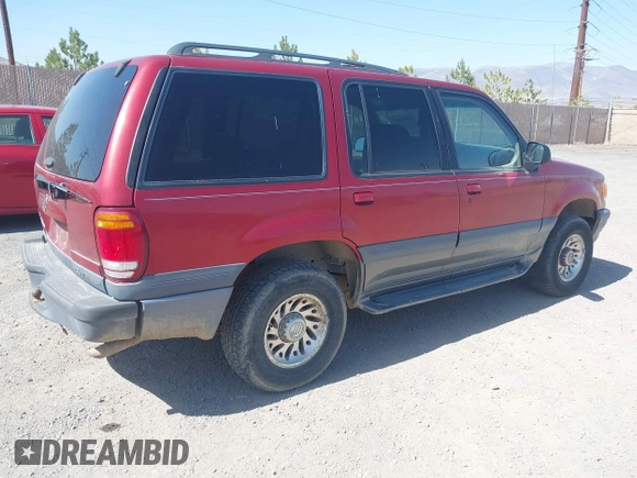 1999 Mercury Mountaineer with VIN 4M2ZU54E8XUJ33603, listed as a IAAI auction lot 42010958 with 252,141 mi miles and . Bid and sale history available at DreamBid. Image 4.