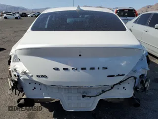 2022 Genesis G70 3.3T с VIN KMTG54TE7NU088173, выставлен на аукционе Copart как лот 52616255 с пробегом 24 372 миль миль и Списание • Salvage title. История ставок и продаж доступна на DreamBid. Изображение 6.