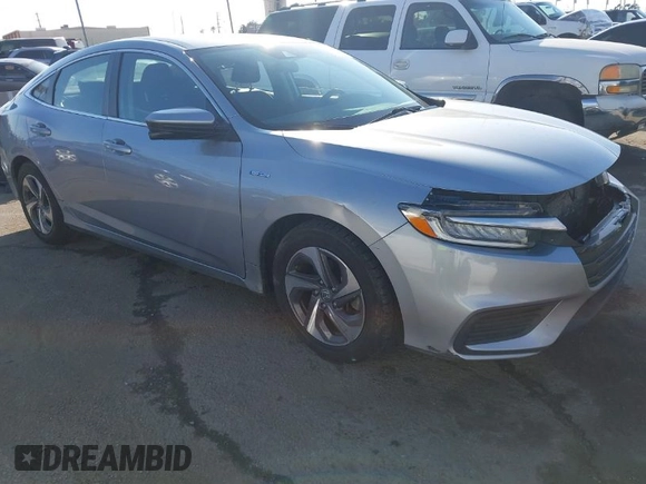 2019 Honda Insight EX with VIN 19XZE4F56KE013817, listed as a IAAI auction lot 41435617 with 57,454 mi miles and . Bid and sale history available at carsss.com. Image 1.