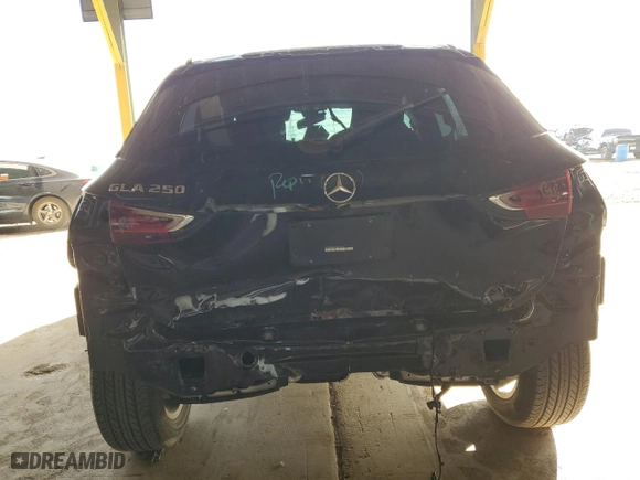 2021 Mercedes-Benz GLA with VIN W1N4N4GB3MJ279776, listed as a Copart auction lot 43966455 with 34,351 mi miles and Salvage Title. Bid and sale history available at carsss.com. Image 6.